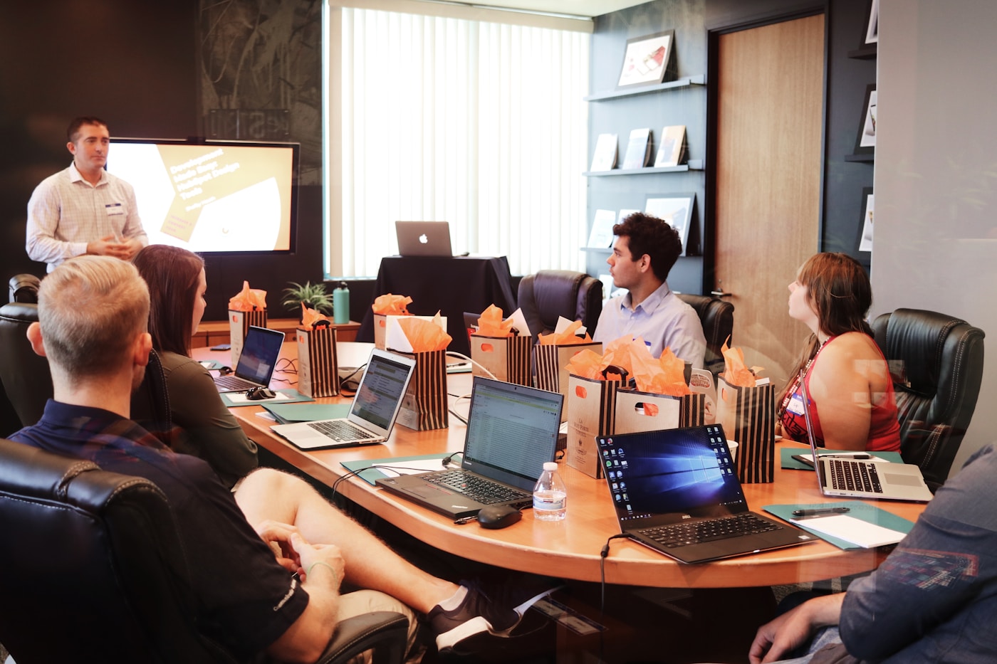 Facilitator leading a profit sprint session at Profit AI Vertex